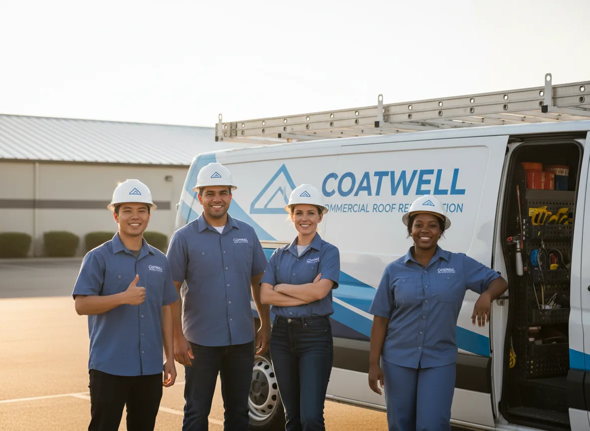 Commercial roof coating company in Essex, CA